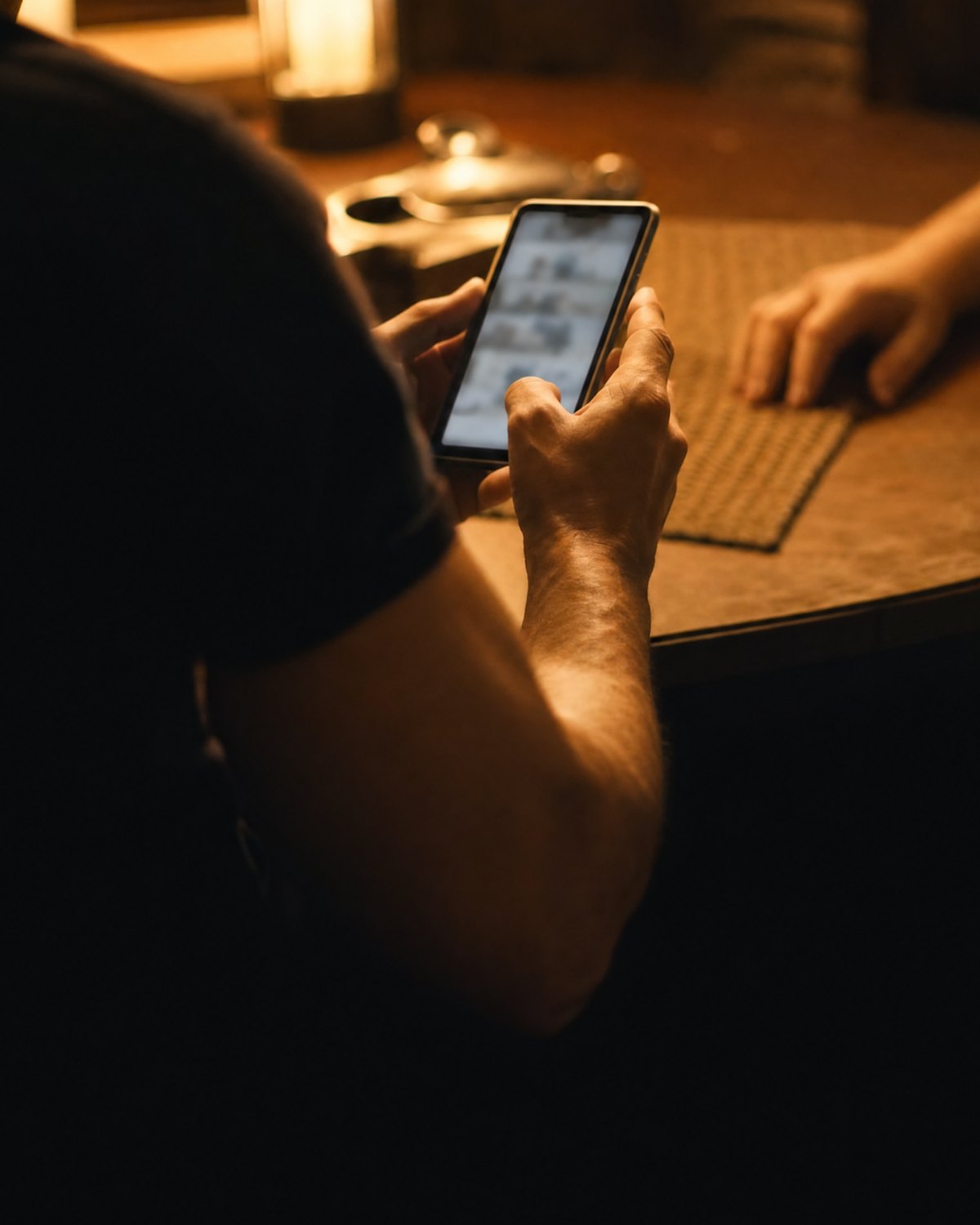 A man talking through his plan on a video call at his desk